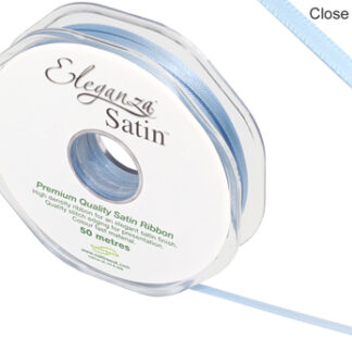 Lt Blue No. 25 Double Faced Satin - (3mm x 50m)