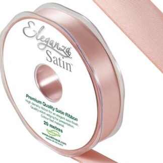 Rose Gold No.87 Double Faced Satin - (15mm x 20m)