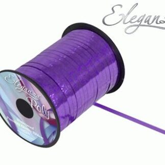 Holographic Purple Curling Ribbon - (5mm x 228.6m)
