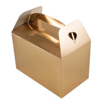 Party Box Metallic Gold - (6pk)