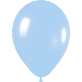 Satin Pearl Blue 440 Balloons - 12" Latex (50ct)