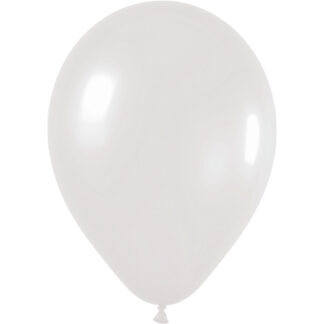 Satin 481 Silver Balloons - 12" Latex (50ct)
