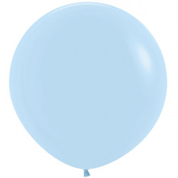 Pastel 640 Matte Blue Balloons - 36" Latex (2ct)