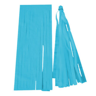 Blue Balloon Tassel - Collar 25cm X 15cm 5 pack