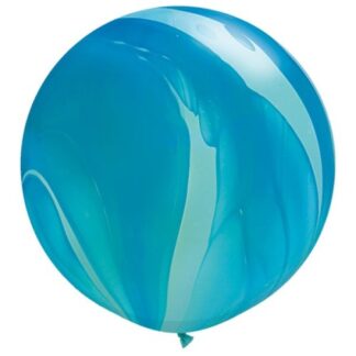 Blue Rainbow Superagate Balloons - 36" (2ct)