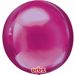 Bright Pink Orbz Balloons - (1ct) 15"x16"
