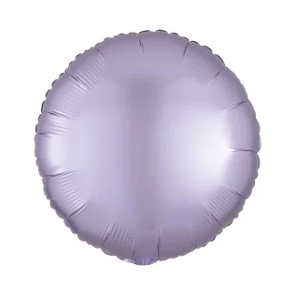 Satin Pastel Lilac Round Balloon - 18" Foil