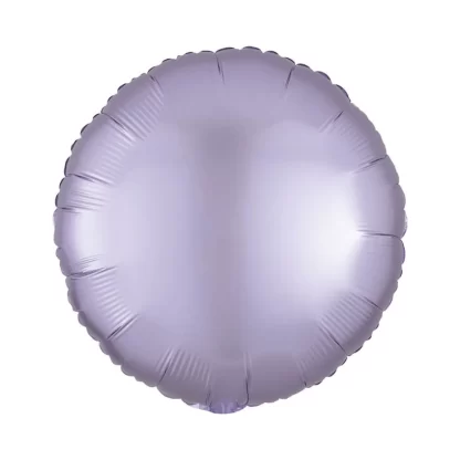 Satin Pastel Lilac Round Balloon - 18" Foil
