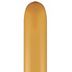 Gold Metallic Modelling Balloons - 160Q Latex (100ct)