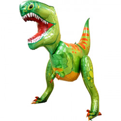 Green Dinosaur Super Dimensionals Supershape Balloon - Foil