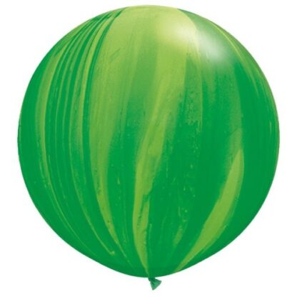 Green Rainbow Superagate Balloons - 36" (2ct)