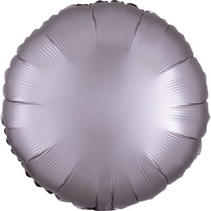 Greige Satin Luxe Round Balloon - 18" Foil