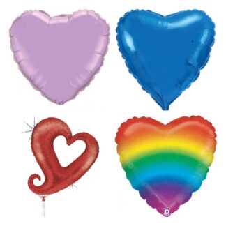 Hearts 9", 4"
