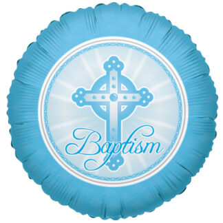 Light Blue Baptism Balloon - 18" Foil