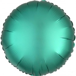 Jade Satin Luxe Round Balloon - 18" Foil (10ct)