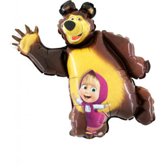 Masha and the Bear Supershape Balloon - Foil