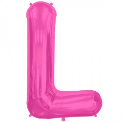 Magenta Letter 'L' Balloon – 16″ Foil