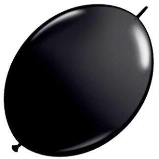 Onyx Black QuickLink Balloons - 12" Latex (50ct)