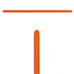 Fashion Solid 061 Orange Modelling Balloons - 160 Latex (50ct)