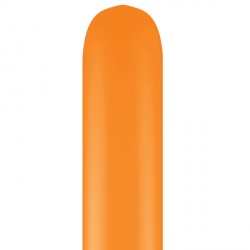 Orange Modelling Balloons - 350Q Latex (100ct)