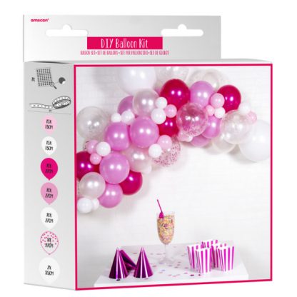 Pink Diy Garland Balloon Kit - ( Contains 70 Balloons) - Image 2