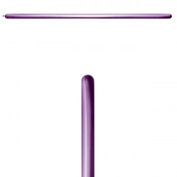Reflex 931 Violet Modelling Balloons - 260 Latex (50ct)