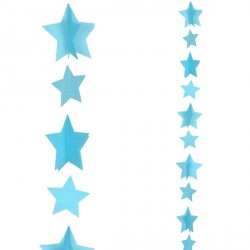 Blue Stars Balloon Tails - (1.2m)