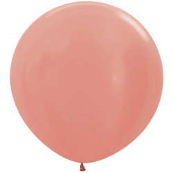 Metallic Solid 568 Rose Gold Balloons - 36" Latex (2ct)