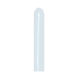Fashion Solid 005 White Modelling Balloons -360 Latex (50ct)