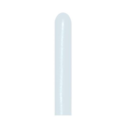 Fashion Solid 005 White Modelling Balloons -360 Latex (50ct)