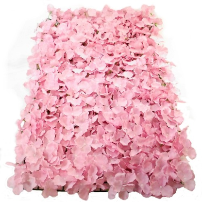 Pink Hydrangea Flower Wall Panel - (40x60cm)