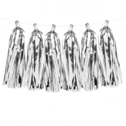 Silver Tassel Garland