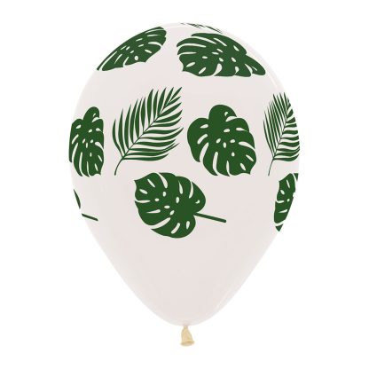Crystal Clear Leaves Balloons - 12" Latex (25ct)
