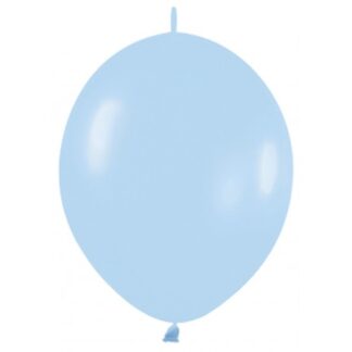 Pastel 140 Blue Link-o-Loon Balloons - 6" Latex (100ct)