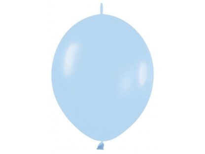 Pastel 140 Blue Link-o-Loon Balloons - 6" Latex (100ct)