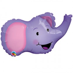 Mini Elated Elephant Shape Balloon – Foil EOL