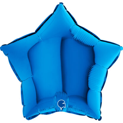 Blue Star Balloon - 18" Foil