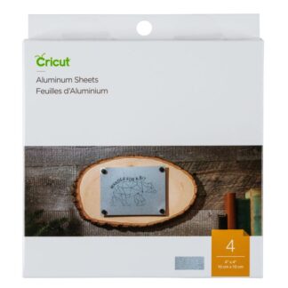 Cricut Silver Aluminium Sheets - (4" x 4")