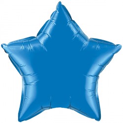 Mini Sapphire Blue Star Shape Balloon – 9″ Foil
