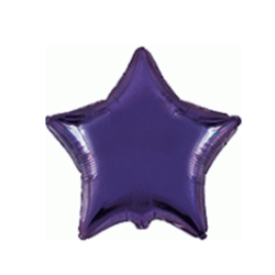 Mini Violet Star Shape Air-Filled Balloon – 9″ Foil