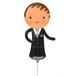 Mini Handsome Groom Shape Air-Filled Balloon – Foil