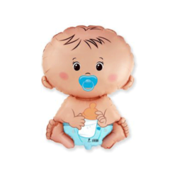 Mini Baby Boy Blue Shape Balloon – Foil