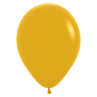 Fashion Solid 023 Mustard Balloons - 5" latex (100ct)