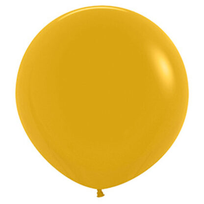 Fashion Solid 023 Mustard Balloons - 24" Latex (3ct)
