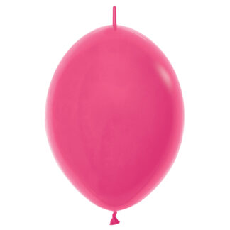 Fashion Solid 012 Fuchsia Link-O-Loon Balloons - 12" Latex (50ct)