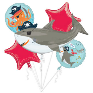 Ahoy Birthday Balloon Bouquet - Foil