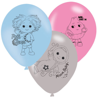 Moon and Me 4 Sided Balloon - Latex (6ct)