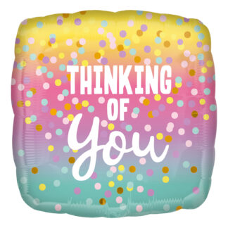 Thinking of You Dots Balloon - 18" Foil