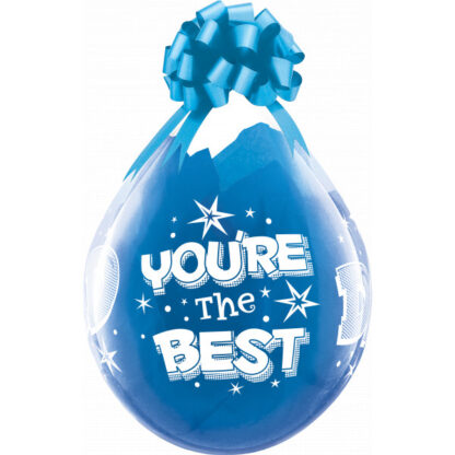 Dad You're The Best Diamond Clear Balloons - 18" Latex (25ct) - Image 2