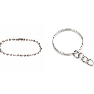 20 Key Rings With Chain